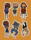 Just hanging out (stickers)