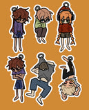 Just hanging out (keychains) PRE-ORDER